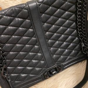 Rebecca Minkoff Chevron Quilted Love Crossbody